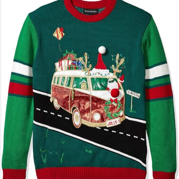 NWT Blizzard Bay Ugly Christmas Sweater - Picture 1 of 4